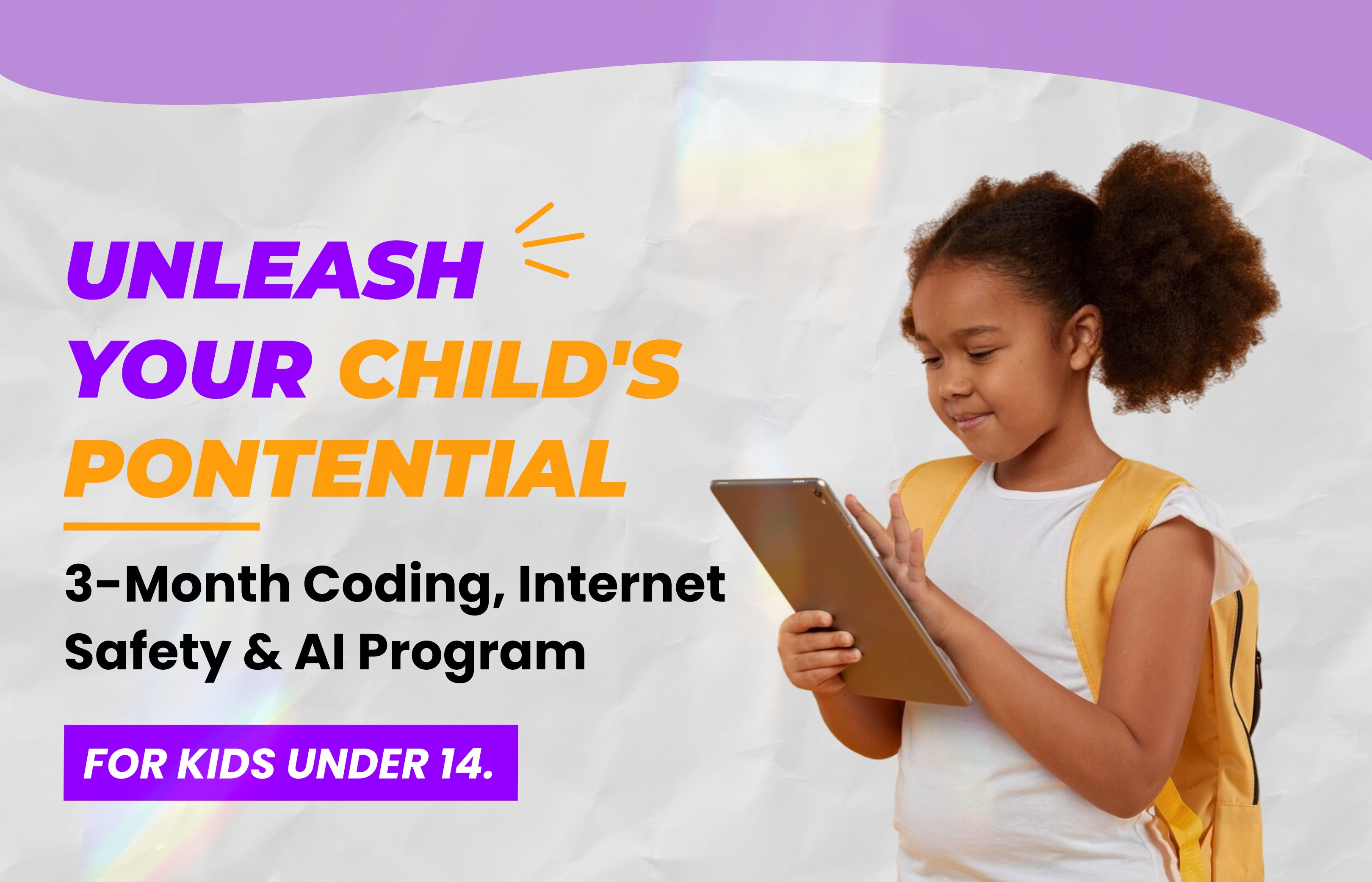 3-Month Coding, Internet Safety & AI Program image